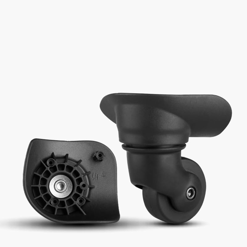 Adatto for Valigia YQ-206 Ruota portante Trolley Accessori Valigia a rulli di Ricambio Ruota Resistente all'Usura(YQ-206 Black (4PCS))