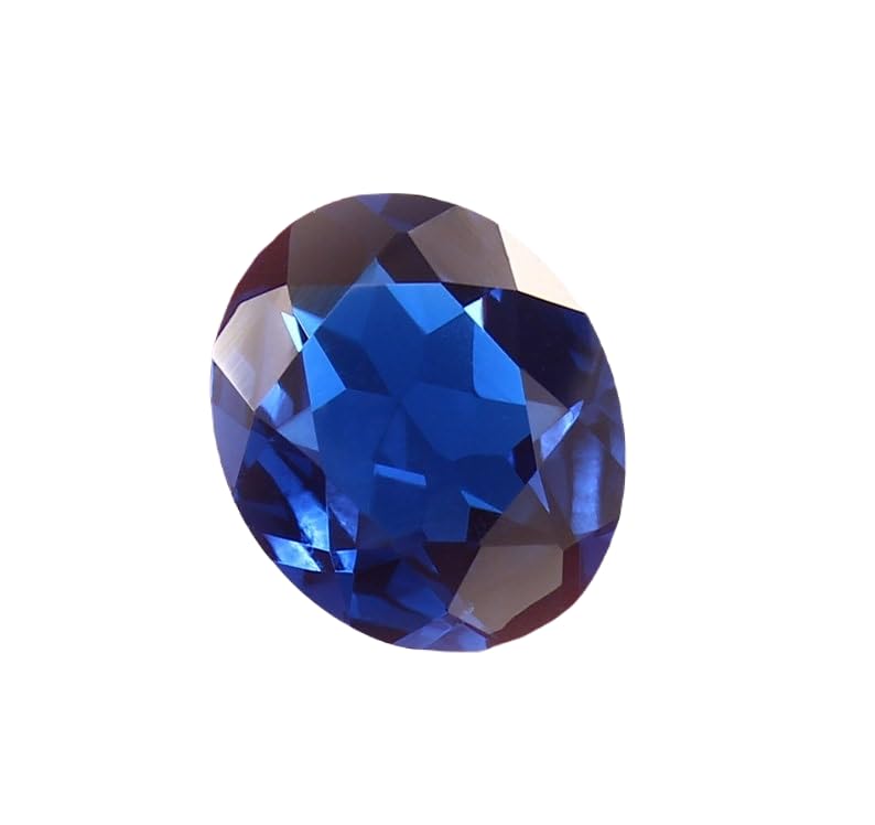 Saphir bleu bleuet naturel 11x9mm pour remplacer une pierre ou réussir votre bague DIY