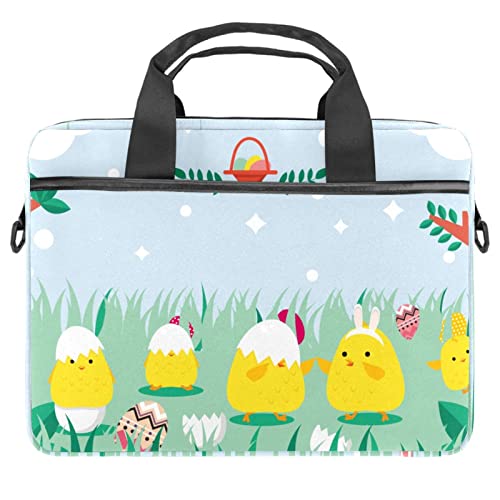 Sac bandoulière ordinateur portable 13-13.3 pouces cadeau original Poussin Pâques