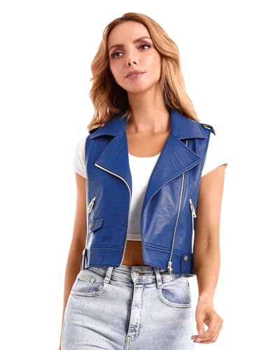 Gilet en similicuir femmes pour un style urbain chic au quotidien