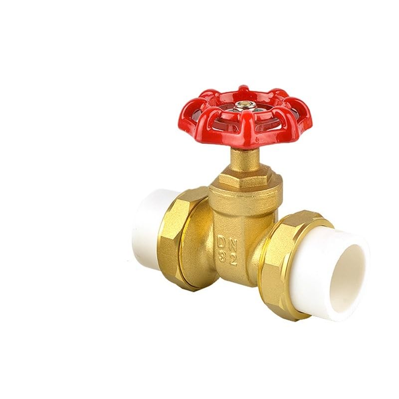 Vanne à vanne PPR40 double union thermofusible pour coupure totale et étanche du réseau d'eau