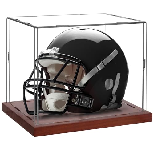 Fitense Mini Helmet Display Case - 7.1×5.3×5.9in...