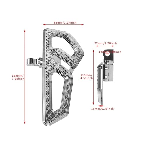 Repose-pieds passager pour moto Touring et Softail