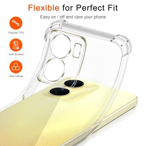 Image of for |[ Infinix Note 12 ] Back Cover Bumper Protective Case for [ Infinix Note 12 ] Silicone Flexible TPU Back Cover Case - Transparent