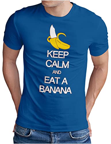 T-shirt humour allemand Keep Calm eat a Banana pour moments de détente