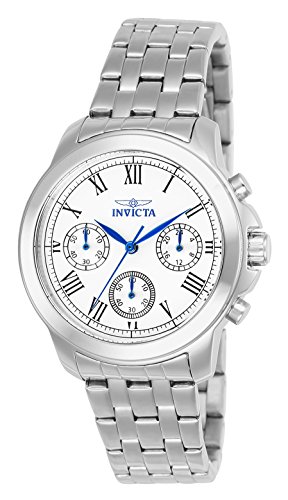 Invicta Women's 21653 Specialty Analog Display Swiss Quartz Silver-Tone Watch