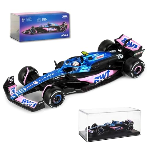 HTLNUZD Bburago 1/43 2023 F1 `[ A523#10 P.Gasly [VOJ[f BWT-Alpine DieCast Alloy lp RNVJ[ (A523#10 n[hJo[o[W)