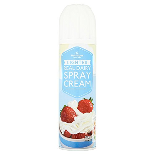Morrisons Lighter Real Dairy Spray Cream 250g