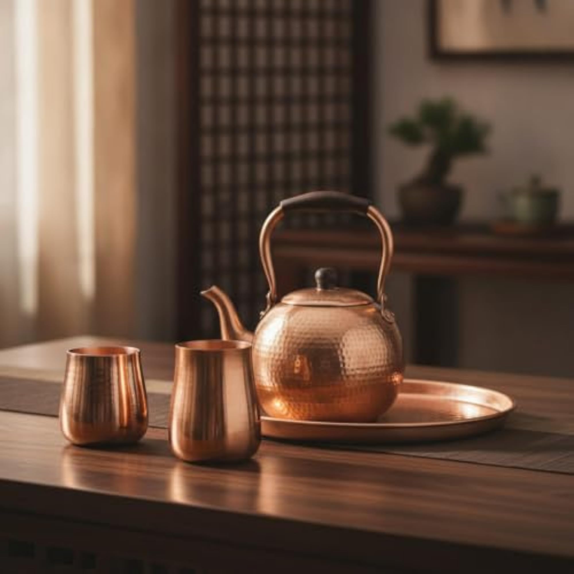 Hammered Copper Cup Handmade Copper Mug, 240 ml