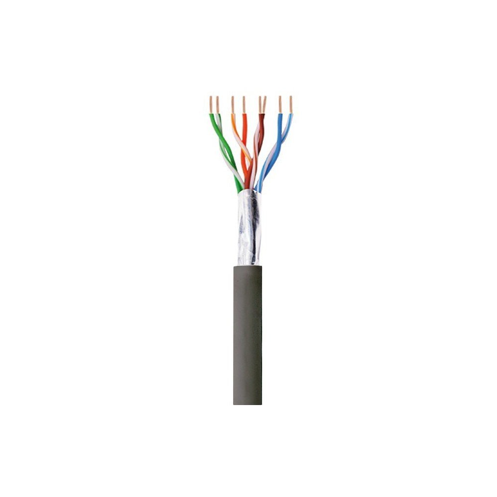 INTELLINET ITP8-FLS-0100LO - Matassa F/UTP Cavo Cat. 5E CCA 100m Flessibile Nero