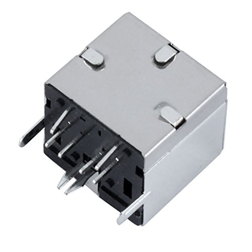 Conector hembra PS/2 Mini DIN de 6 pines sourcing map de alta durabilidad 2