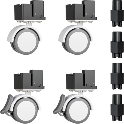 Image of BUCATSTATE Cage 3.0 Universal Wheel & Stacking Accessories, Cages 3.0 Accessories That Support Moving and Stacking (for Cage 3.0, Black)