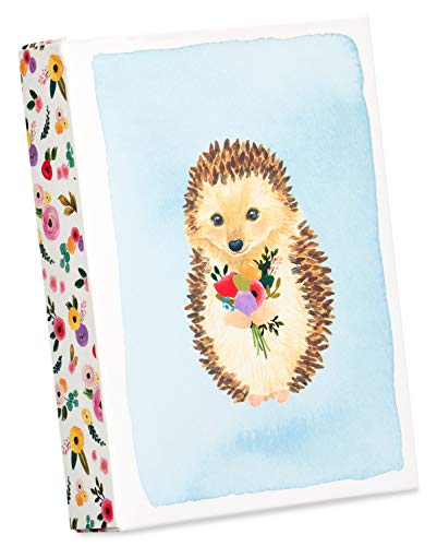 Image of Papyrus Blank Cards with Envelopes, Hedgehog with Flower (14-Count)