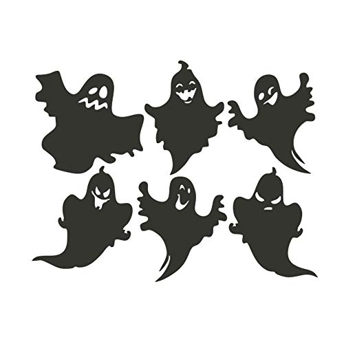 Halloween Ghost Wall Decal Vinyl Stickers, Removable Lovely Funny Ghost Picture Art Diy Sticker Mural For Bedroom Playroom Living Room Home Window Door Decoration #TOP8