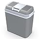 24 Liter Kühlbox, 2 in1 elektrische Kühlbox 12V 230V Kühlen und Wärmen Mini Kühlschrank mit ECO & MAX Modus, für Auto und Hause Leise