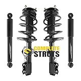 COMPLETESTRUTS - Front Complete Strut Assemblies with Coil Springs and Rear Shock Absorbers Replacement for 2010-2015 Lexus RX350 - Set of 4