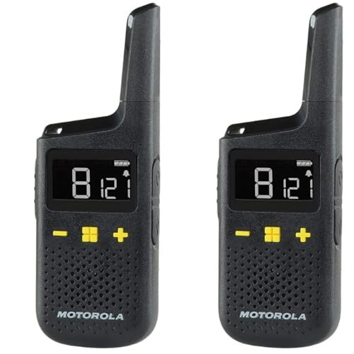 MOTOROLA Solutions - Lotto di 2 Walkie Talkie - XT185 - PMR 446 - Ideale per professionisti - Indice IP54 - Radio versatile