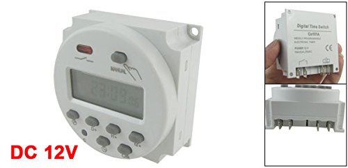 uxcell A12031200ux0078 Power Programmable Timer Time Switch Relay