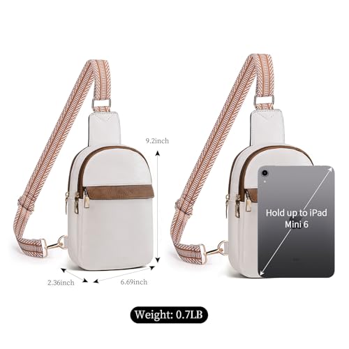 Small Sling Crossbody Bag for Women Trendy,Soft Vegan Leather Cross body Bag Purse Fanny Packs Chest Bag for Traveling4