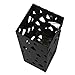 SONGMICS Umbrella Stand, Umbrella Holder for Entryway, with a Detachable Water Drip Tray, 4 Hooks, Steel Square Organizer Freestanding, for Canes Walking Sticks, Black ULUC49B