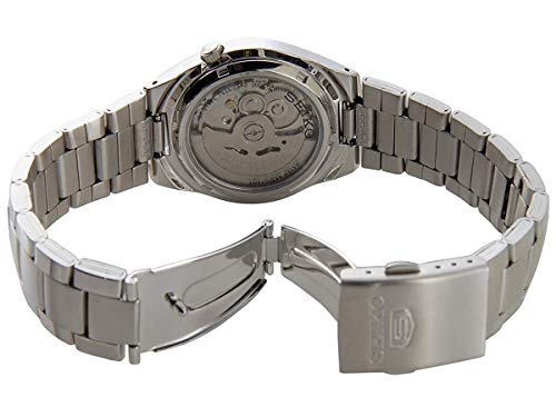Image of Seiko SNK621K1 SEIKO5 5 Automatic Blue Silver Men's Women's Wristwatch, Bracelet Type