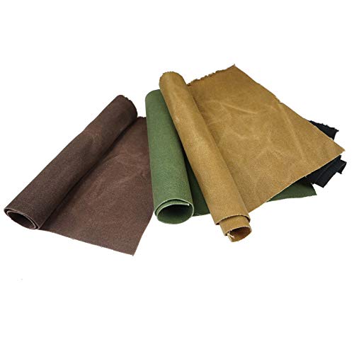Premium 16 OZ Waxed Canvas Duck Fabric by The Yard – Durable Water-Repellent 100% Cotton Upholstery in Rich Tan for Crafts and Outdoor Gear 7 Premium 16 OZ Waxed Canvas Duck Fabric by The Yard – Durable Water-Repellent 100% Cotton Upholstery in Rich Tan for Crafts and Outdoor Gear - Image 6