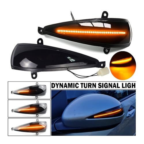 Luz Intermitente Dinámica Espejo para Pasar la ITV en Civic Hatchback 2005-2012 Repuesto LED 3