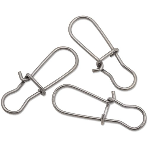 Luhr Jensen 100 lb Test Duo-Lock Snap / 12 Pack Stainless Steel