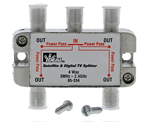 Répartiteur numérique 4 voies Ideal 2 GHz résout les pertes de signal 85-334