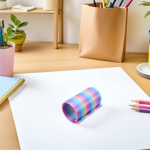 Soporte para lienzo enrollado con abrazaderas de plástico para proyectos DIY 6