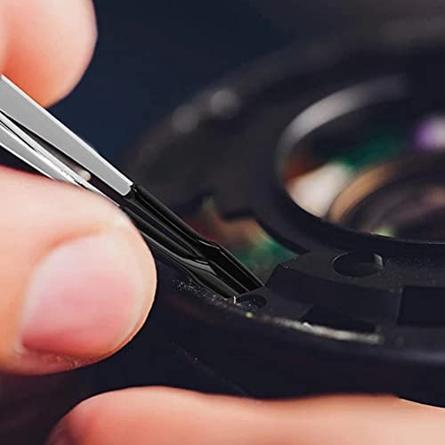DOITOOL Stamp Tweezer 4.72 Inch Lightweight Stainless Steel Anti-Static Tweezers with Non-Slip Handle for Philately and Delicate Object Handling - Image 4