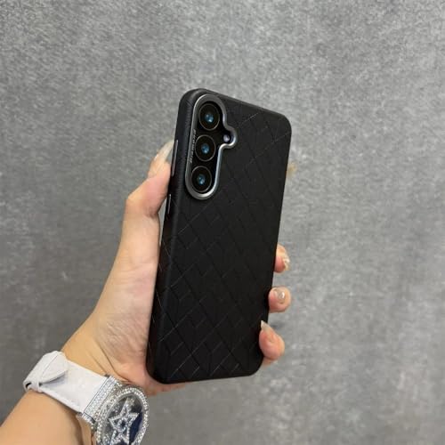 Étui en cuir Samsung Galaxy S25 Ultra anti-chute avec dragonne et protection objectif