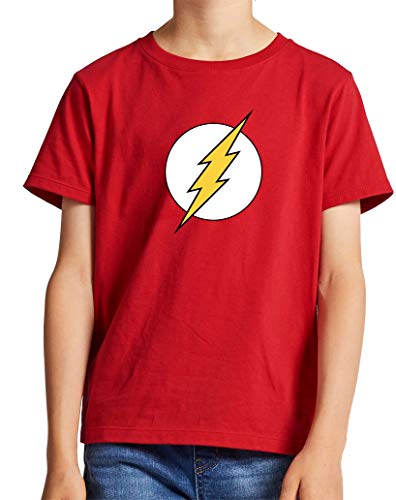 Camiseta de NIÑOS Flash Comic DC 002 5-6 años
