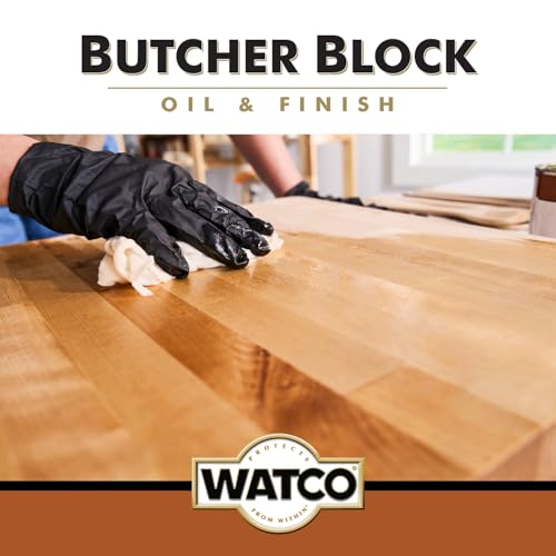 Watco Butcher Block Oil & Finish | Safe For Food Contact | Easy Wipe‑On Application | Oil Sheen Enhances and Protects | Clear | Pint - Thumbnail 5