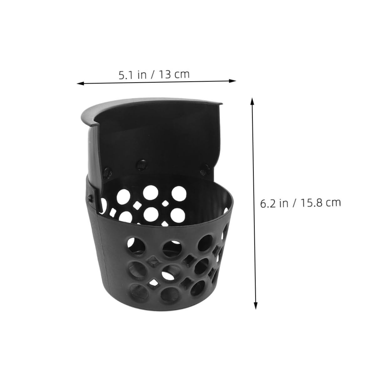 ORFOFE 4 Tasche per Tavolo da Biliardo Nere in Plastica, Montaggio Facile, Caduta Morbida delle Palle per Allenamento e Gara