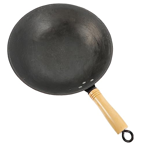 Wok estilo chino con mango resistente al calor miniatura 7