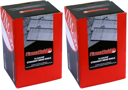 Image of TIMCO FirmaHold Straight Brad and Gas - 16 x 32 - Galvanised - Box of 2000 (Pack of 2)