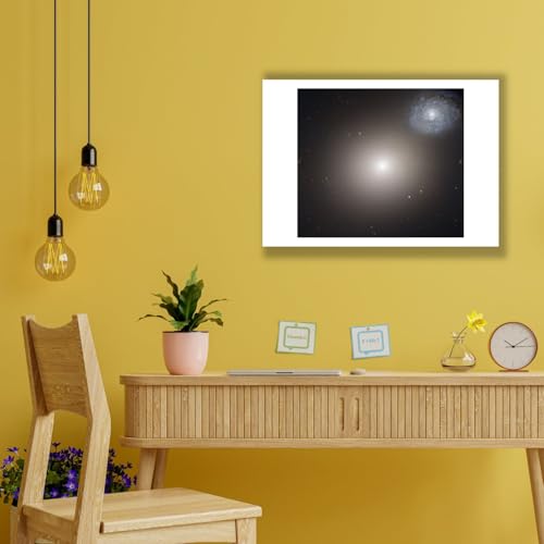 Hubble Arp116 grand poster astro impression art mate Spiffing Prints - 2