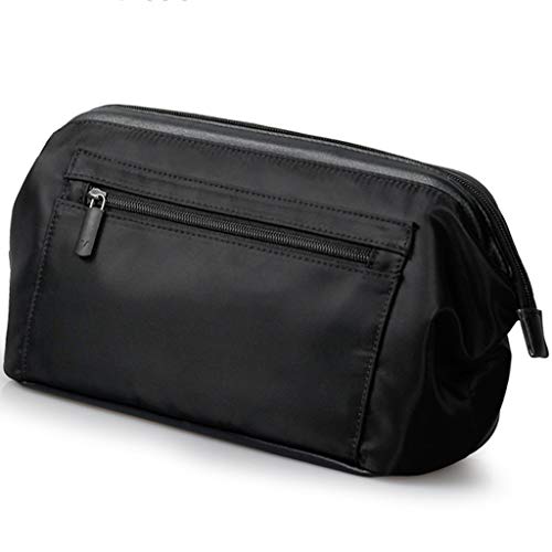 Preisvergleich Produktbild Kosmetiktasche Große Kapazität Reise Aufbewahrungstasche Männliche Reise Waschen Tasche Weibliche Reise Business Bad Tasche Anti-splashing Schwarz (Color : BLACK, Size : 25 * 14 * 17CM)