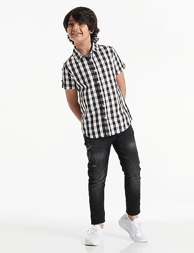 Image of Amazon Brand - Jam & Honey Boys' Button Down Shirt