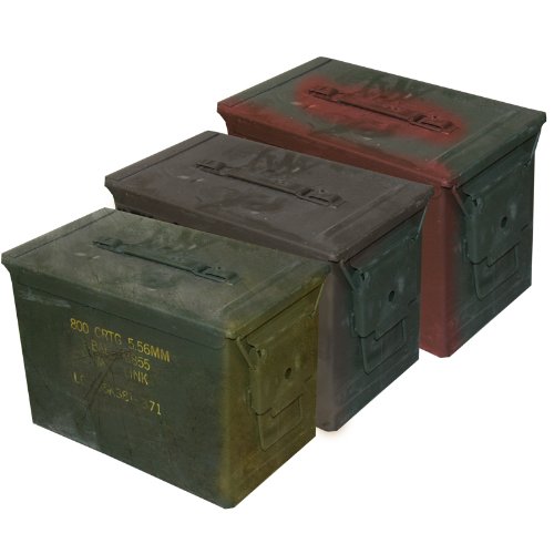 フランス軍　60s 70s CAL.50 AMMO BOX 弾薬箱　送料無料　② Amazon.com: Ammo Can Man Fat 50 Ammo Can-Grade 2 (3 Pack