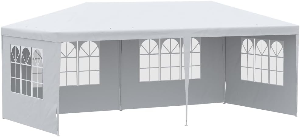 Large Canopy Tent with Removable Side Walls for Outdoor Events and Weddings
