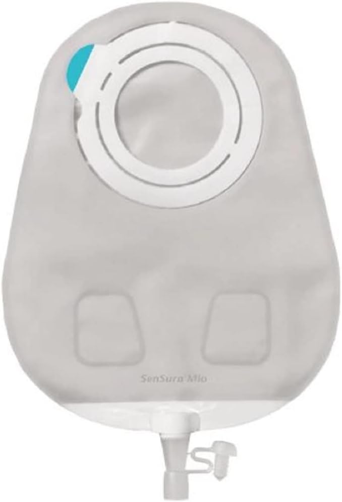 Coloplast Urostomy Pouch Mio Flex Two-Piece System 10-1/2" Length Maxi Drainable