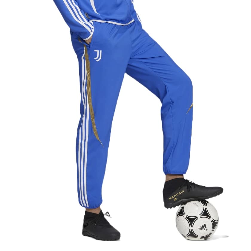 Pantalon Juventus Teamgeist Adidas en toile tissée légère bleu azur taille 2XL