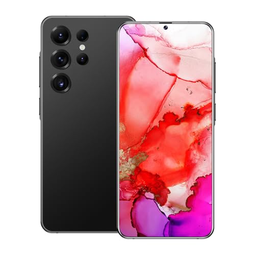 Brachycerus X25 Ultra Unlocked Cell Phones, 8+256GB Smartphone, Android 13.0, 5G Unlocked Phone, Long Battery Life 6800mAh, 6.8' HD Screen, Face ID/Dual SIM/GPS/US Version (Midnight Black)
