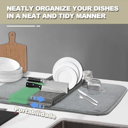 Tapete Escorredor De Louças Microfibra