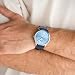 Imagen de LOTUS Reloj Hombre Analógico de Acero Inoxidable y Cuero Azul