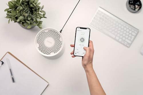 Radoff-Sense-Air-Quality-Monitor-Radon-Detector-with-CO2-VOC-PM-Meters-Alexa-Devices-Smart-Home-Gadgets-with-Room-Thermometer-Humidity-Meter-Atmospheric-Pressure-Sensor-WiFi-Connection