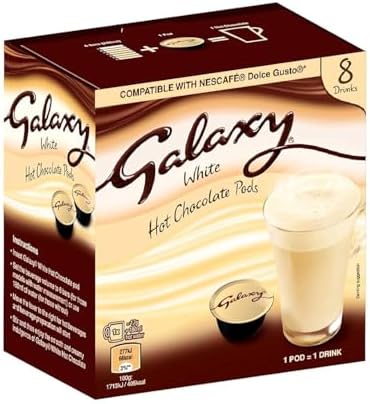Galaxy White Hot Chocolate Pods - Dolce Gusto Compatible