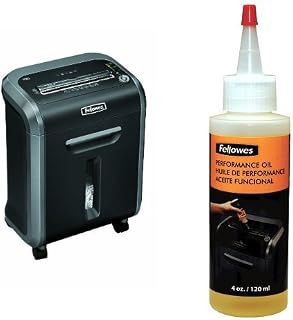 Fellowes Powershred 79Ci 100 Percent Jam-Proof Cross-Cut Shredder with SafeSense Technology and Lubricant Bundle